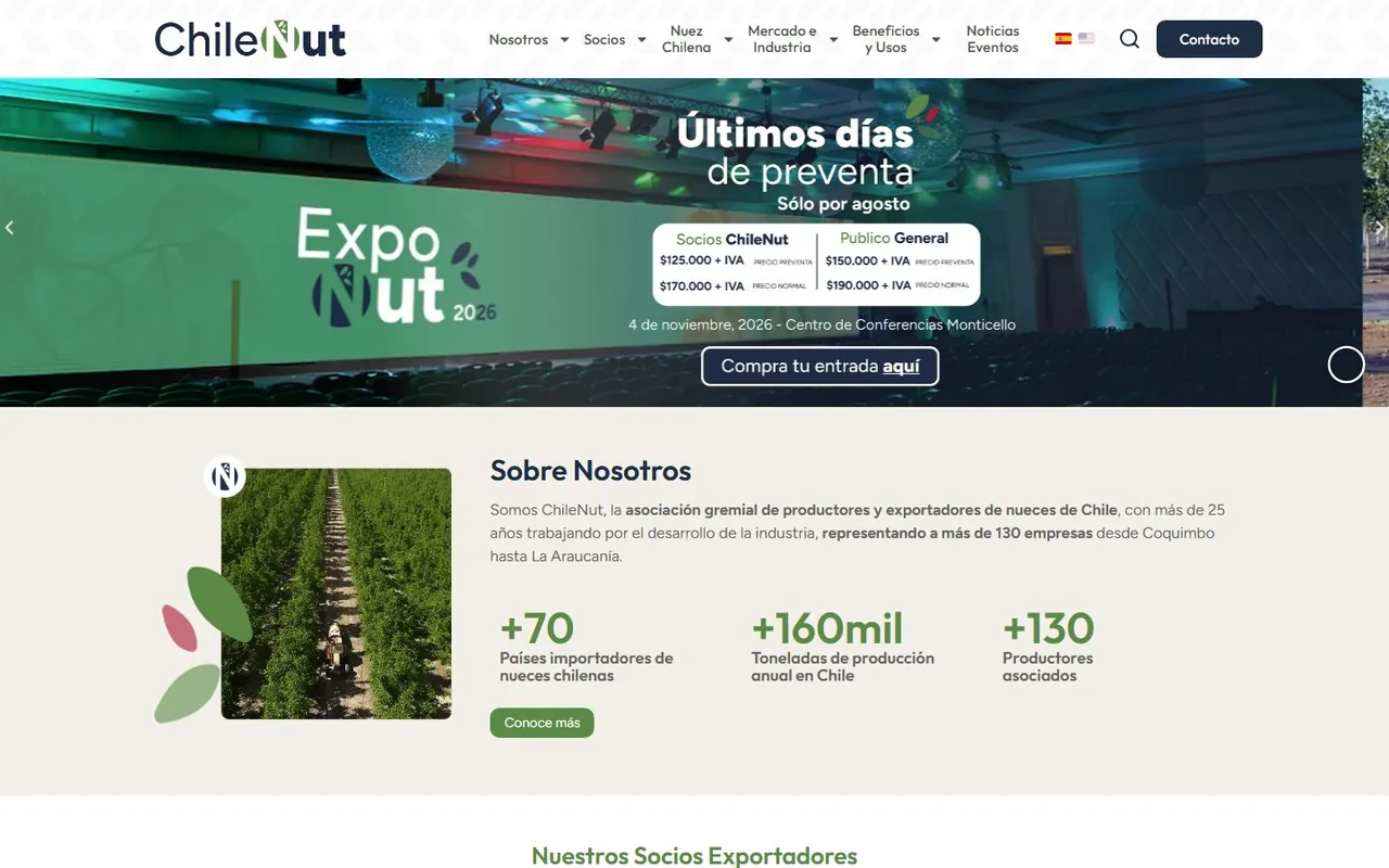 Portada de chilenut.cl